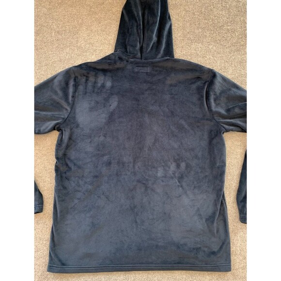 Polo Ralph Lauren Plush Hoodie Mens L Velour Long Sleeve Relaxed Lounge Sleep - Picture 2 of 7